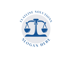 Court Weighing Scale logo design