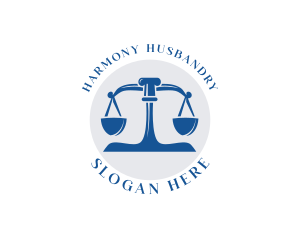 Court Weighing Scale logo design