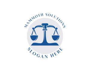 Court Weighing Scale logo design