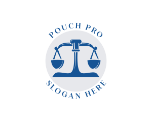 Court Weighing Scale logo design