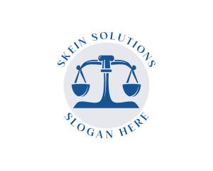 Court Weighing Scale logo design