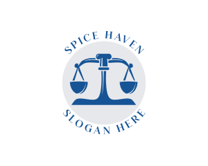 Court Weighing Scale logo design