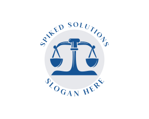 Court Weighing Scale logo design