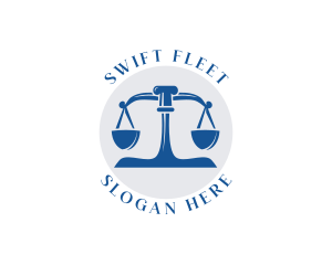 Court Weighing Scale logo design