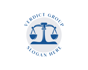 Court Weighing Scale logo design