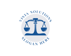 Court Weighing Scale logo design