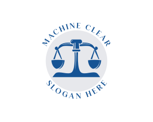 Law Office - Court Weighing Scale logo design