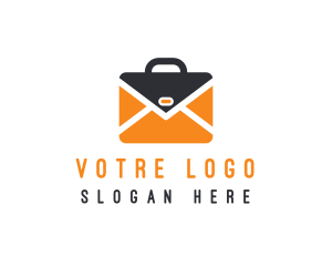 Envelope Mail Briefcase Logo