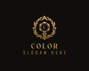 Golden - Feminine Floral Styling logo design