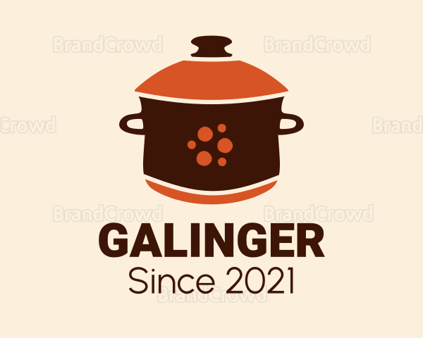 Casserole Cooking Pot Logo