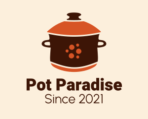 Pot - Casserole Cooking Pot logo design