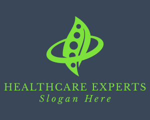 Chiropractor Healthcare Clinic logo design