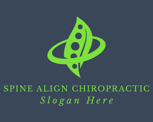 Chiropractor Healthcare Clinic logo design