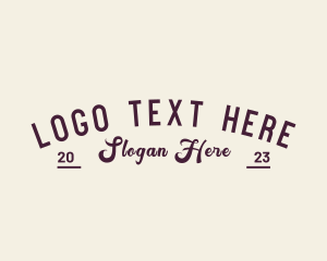 Hip - Retro Brand Business logo design