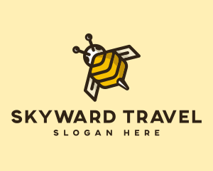 Fly - Flying Bee Insect logo design