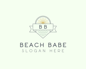 Summer Beach Resort logo design