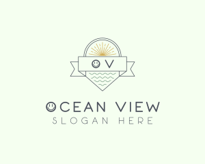 Summer Beach Resort logo design