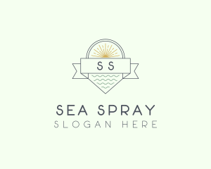 Summer Beach Resort logo design