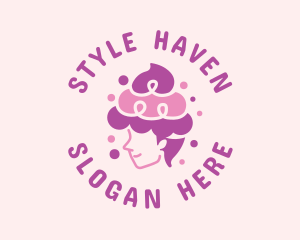 Cupcake Woman Bakery Logo