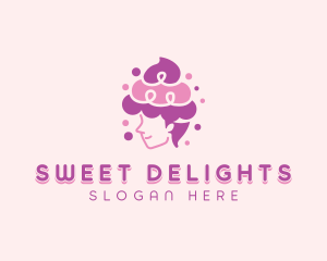 Baker Cupcake Bakery logo design