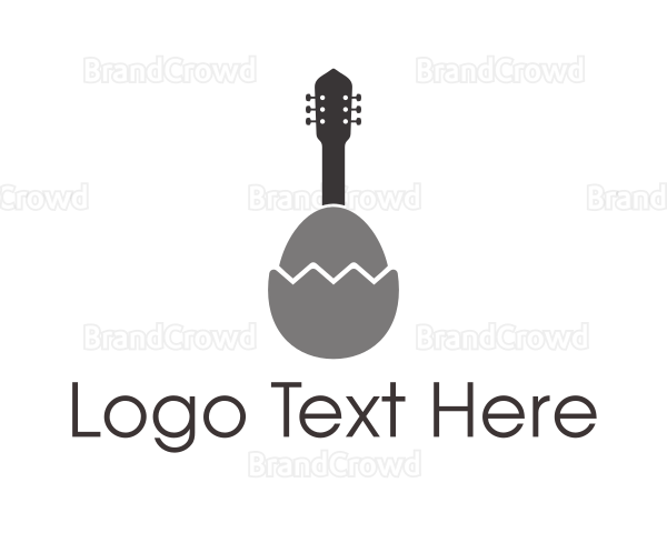 Gray Egg Guitar Logo