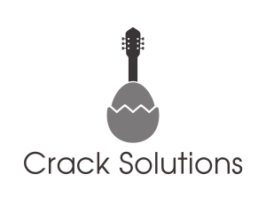 Gray Egg Guitar  logo design