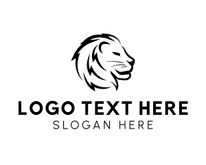 Zoo - Jungle Lion Head logo design