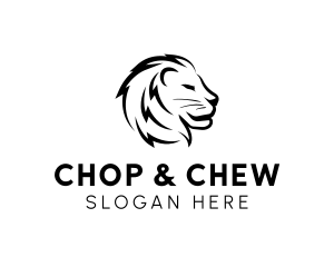 Veterinarian - Jungle Lion Head logo design