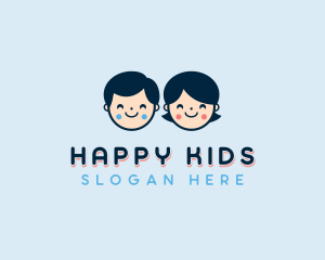 Kindergarten Kids Daycare logo design