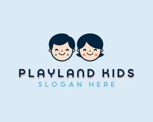 Kindergarten Kids Daycare logo design