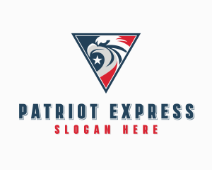 USA Eagle Patriot logo design