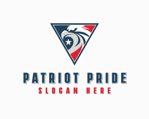 USA Eagle Patriot logo design