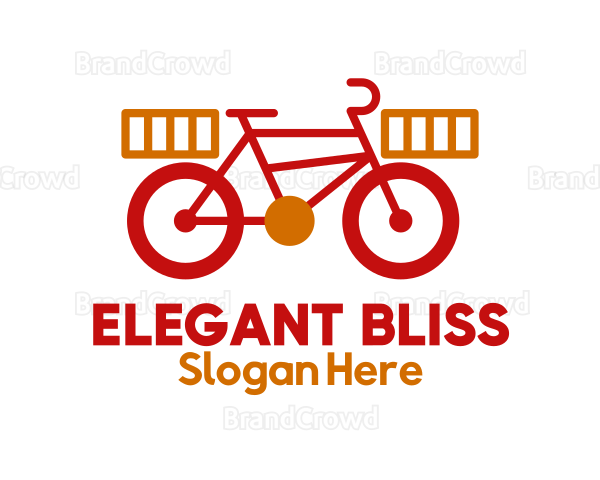 Bike Package Delivery Logo