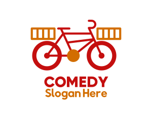 Bike Package Delivery Logo