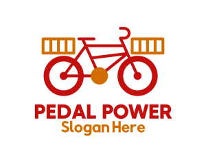 Bike Package Delivery logo design