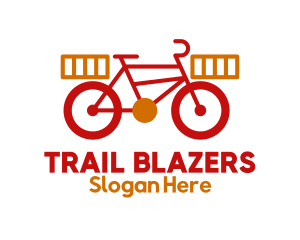 Bike Package Delivery logo design