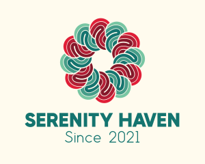 Peaceful - Garden Flower Therapy logo design