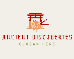 Japanese Shrine Cuisine logo design