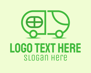 Green Car - Green Capsule Van logo design