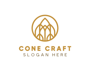 Luxurious Golden Architecture logo design