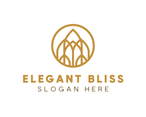 Decorative - Luxurious Golden Architecture logo design