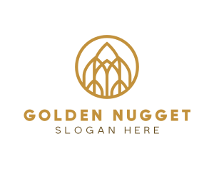 Luxurious Golden Architecture logo design