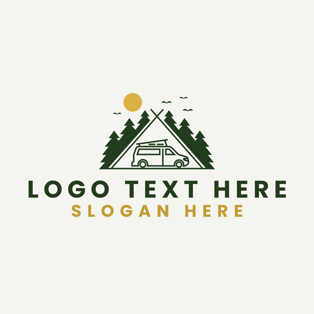 Camping Van Tent Logo | BrandCrowd Logo Maker | BrandCrowd
