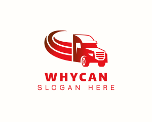 Moving - Truck Cargo Hauling logo design