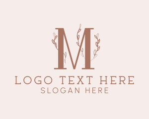Fashion Cosmetics Letter M Logo