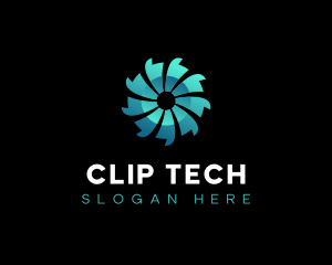 Tech Software Cyberspace logo design