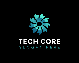 Tech Software Cyberspace logo design