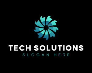 Software - Tech Software Cyberspace logo design