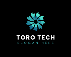 Tech Software Cyberspace logo design