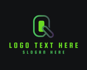 Letter Q - Tech Chat Forum logo design